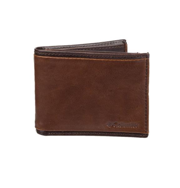 Columbia RFID Wallets Brown For Men's NZ95172 New Zealand